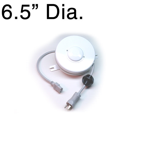 LCD200725-1 Medical Grade White Retractable Cable Reel