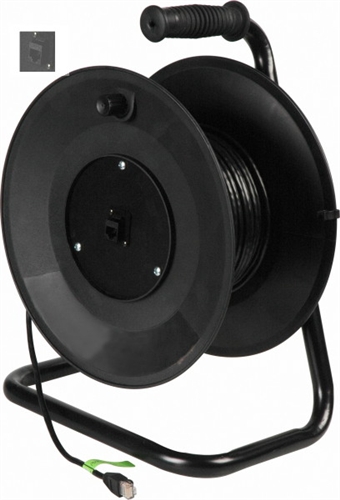 cat5e ethernet cable reel 100' feet industrial open reel