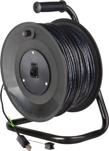 Lightcast Deluxe UTP CAT6 Reel with 250ft of Cable & ProShell  LCS-MRK-12-250-PS