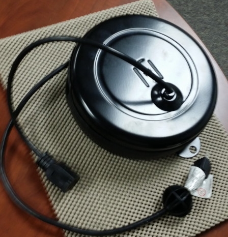 inverse retractable power electrical reel with indoor style