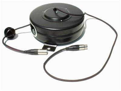 Retractable XLR Audio Microphone Cable Reel - 40' foot - Audio